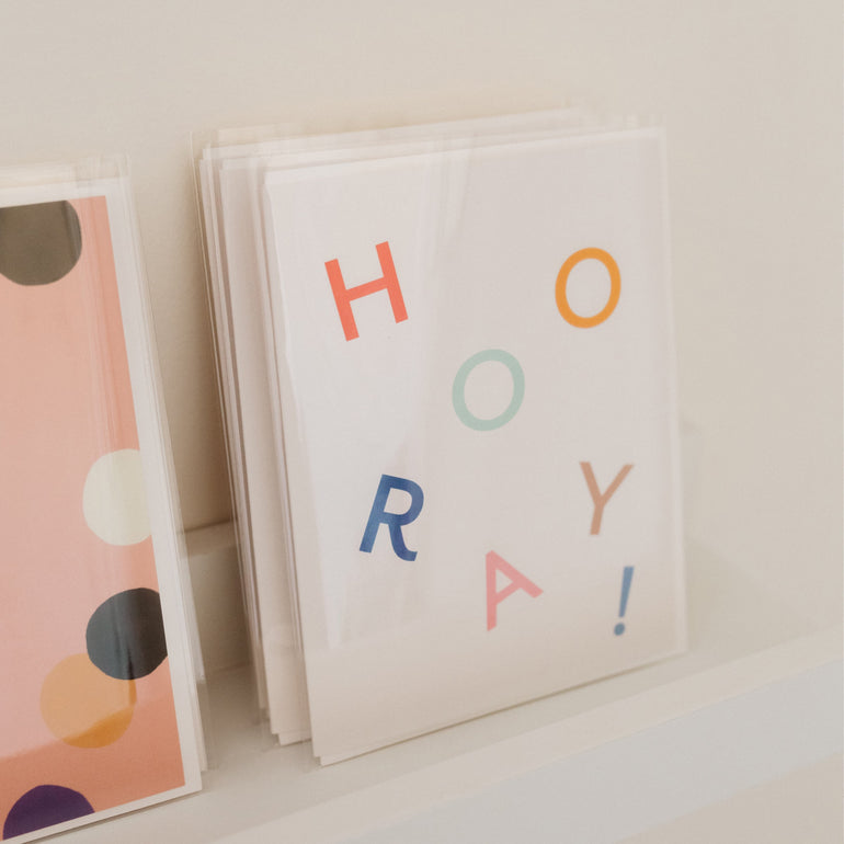 Hooray Letters Card - Ramona & Ruth 