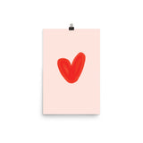 Little Heart Art Print - Ramona & Ruth 12″×18″ 