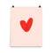 Little Heart Art Print - Ramona & Ruth 16″×20″ 
