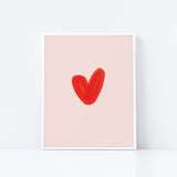 Little Heart Art Print - Ramona & Ruth 