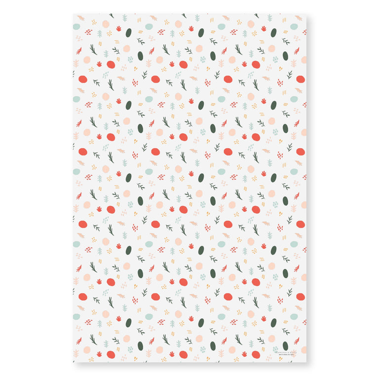 Merry Shapes Gift Wrap - Ramona & Ruth 