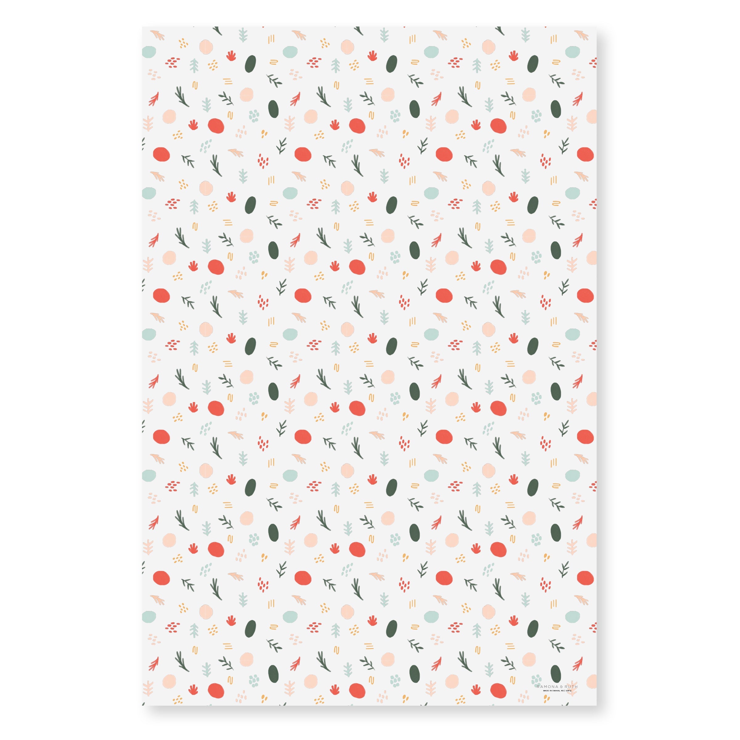 Merry Shapes Gift Wrap - Ramona & Ruth 