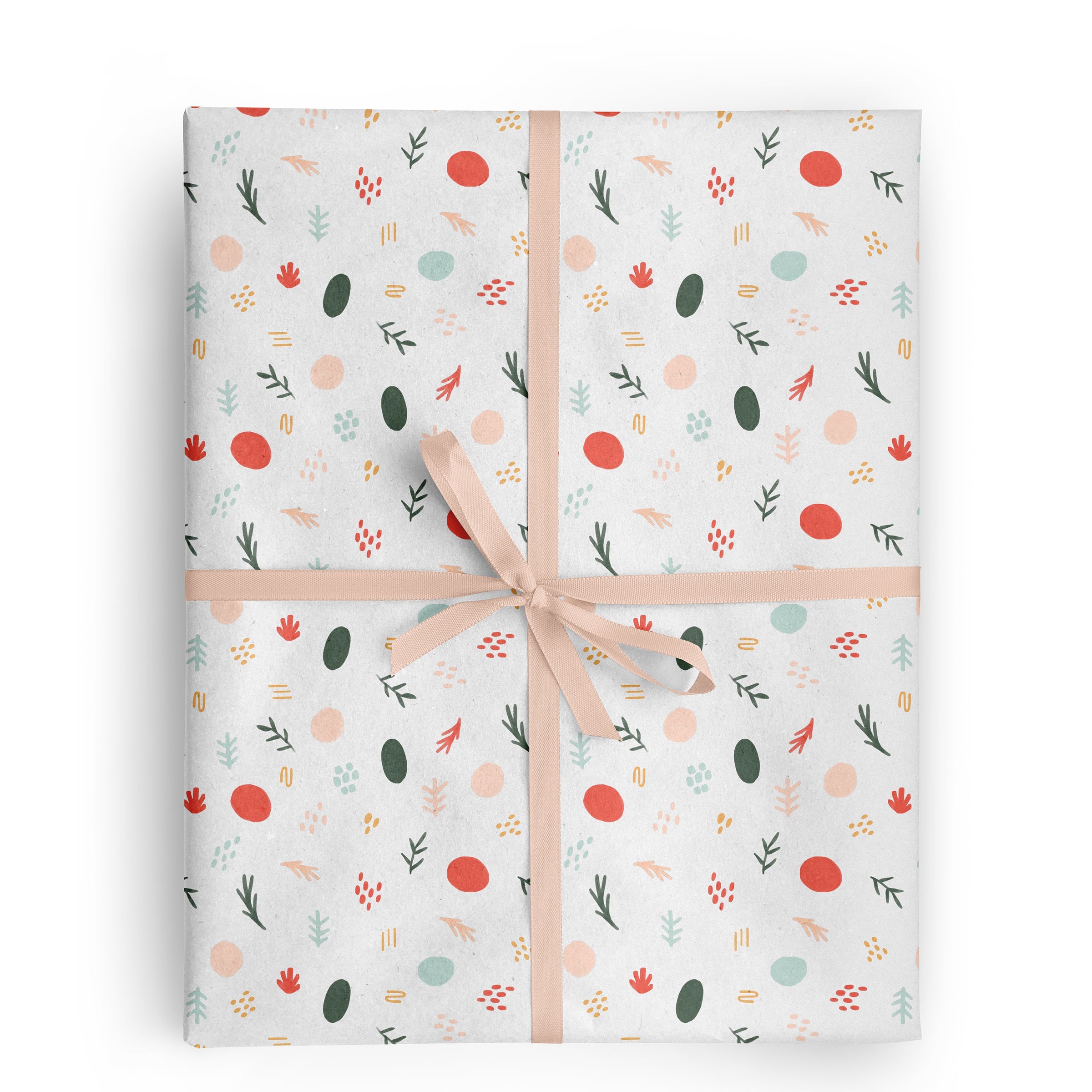 Merry Shapes Gift Wrap - Ramona & Ruth 