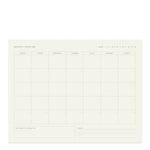 Monthly Overview Notepad - Ramona & Ruth