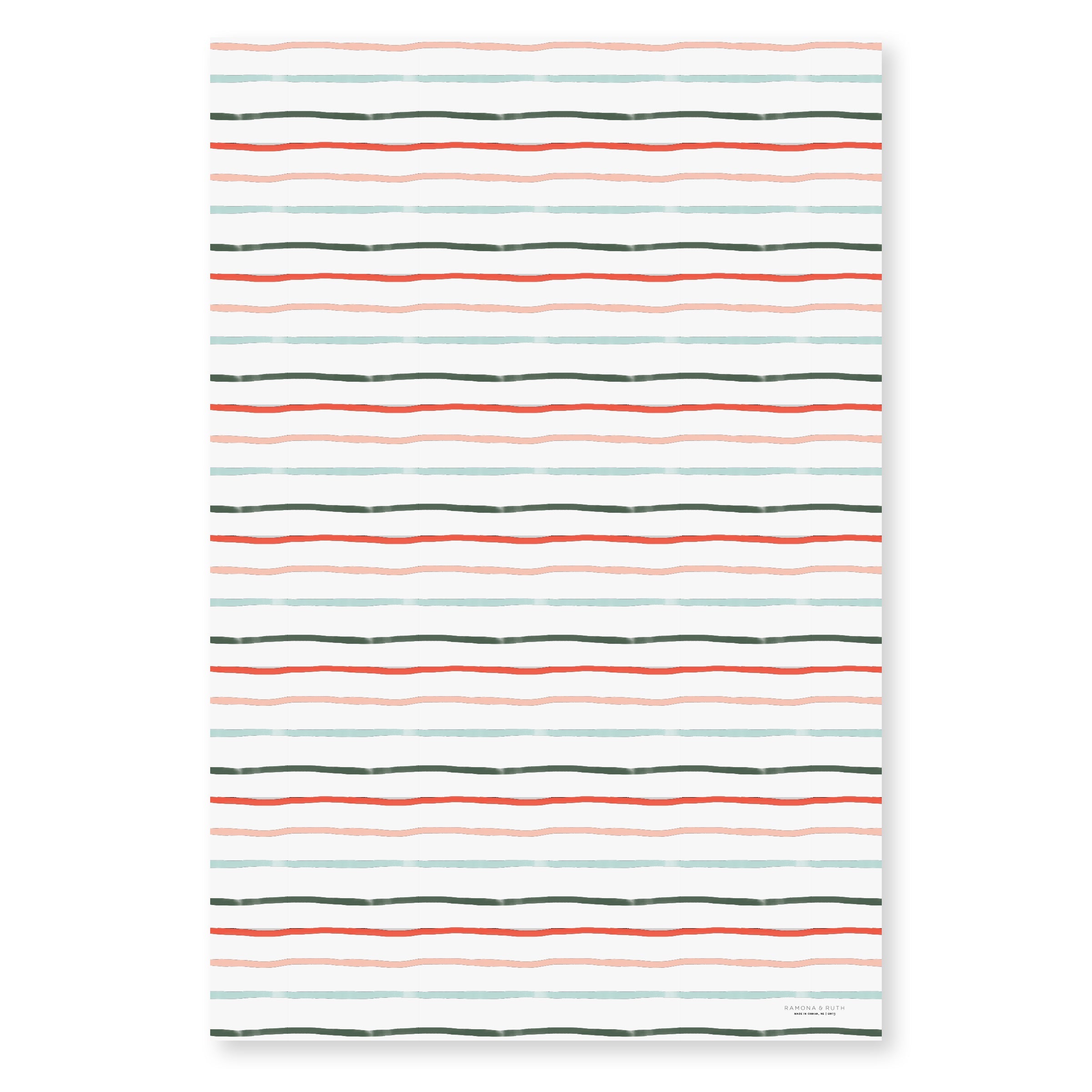Multi Stripes Gift Wrap - Ramona & Ruth 