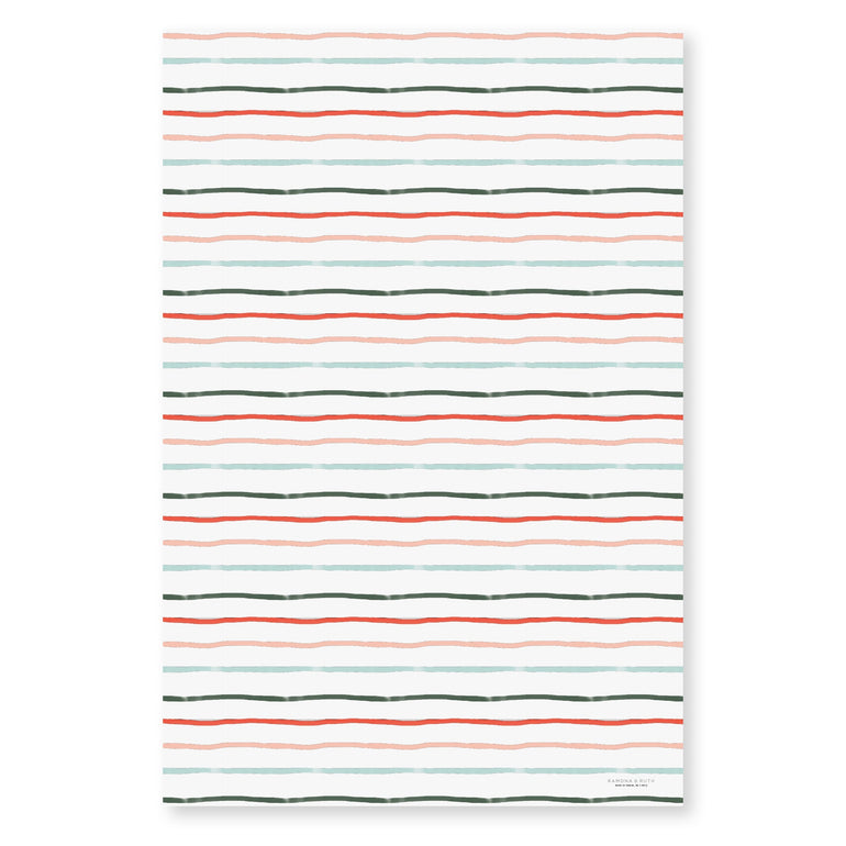 Multi Stripes Gift Wrap - Ramona & Ruth 