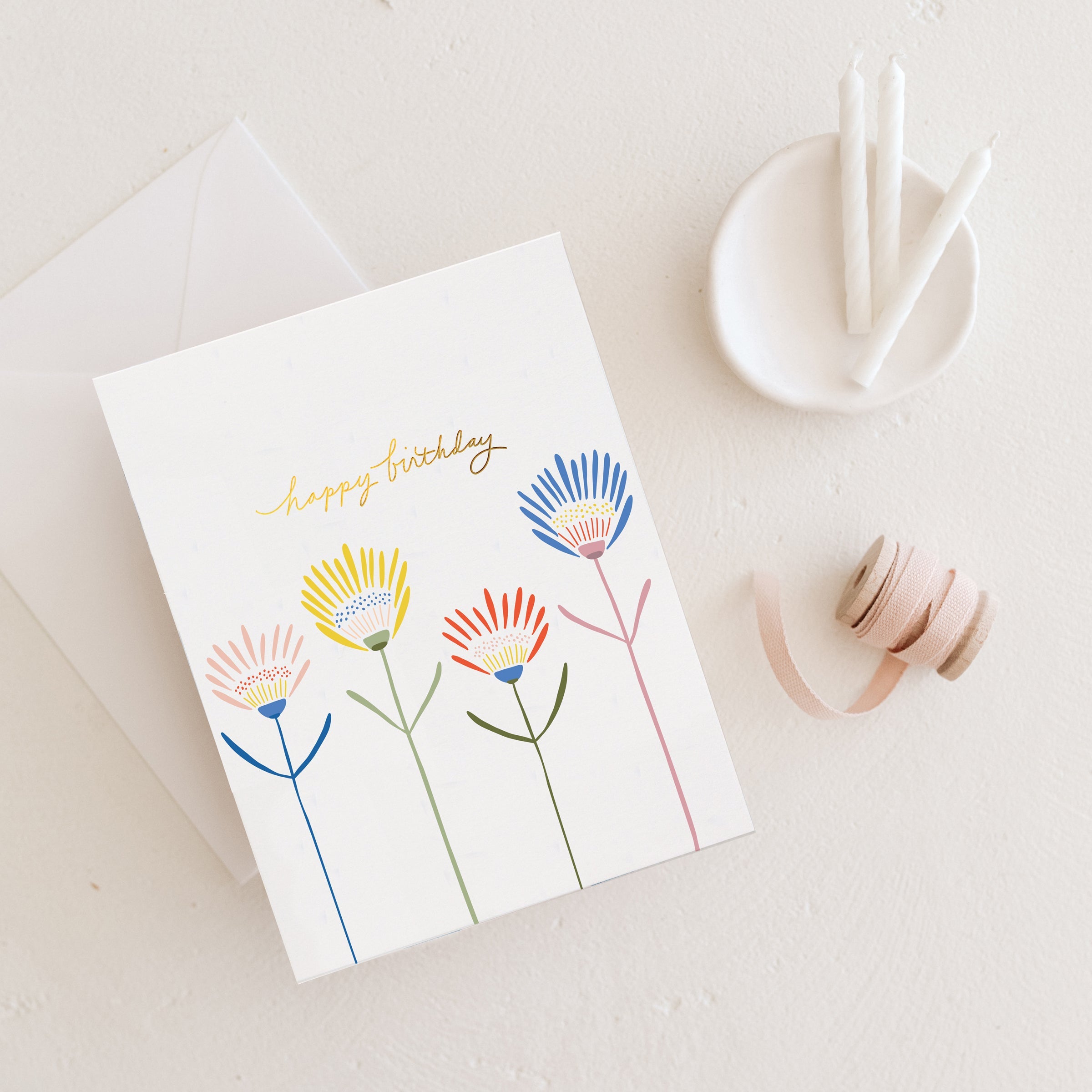 Perky Petals Card - Ramona & Ruth 