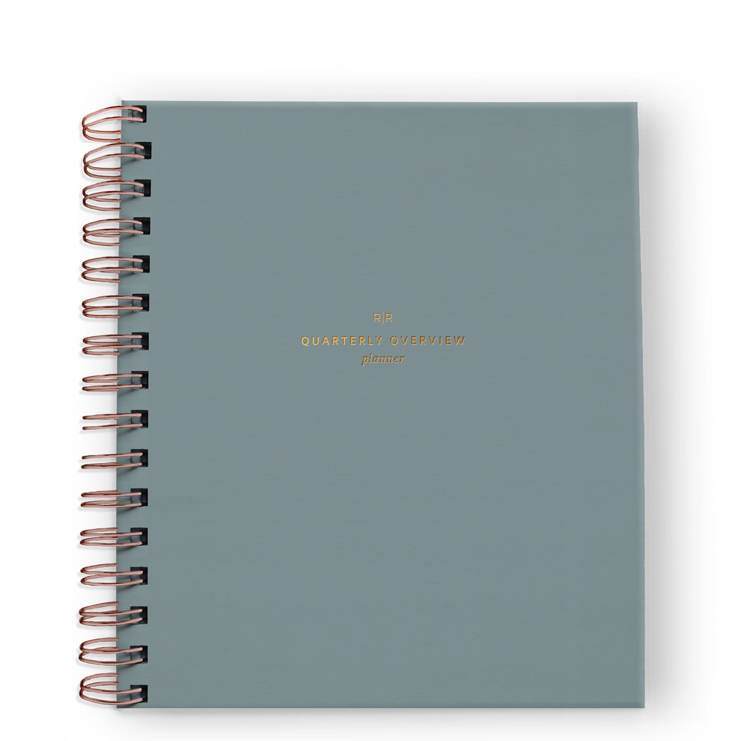 Quarterly Overview Planner - Ramona & Ruth Steel Blue 
