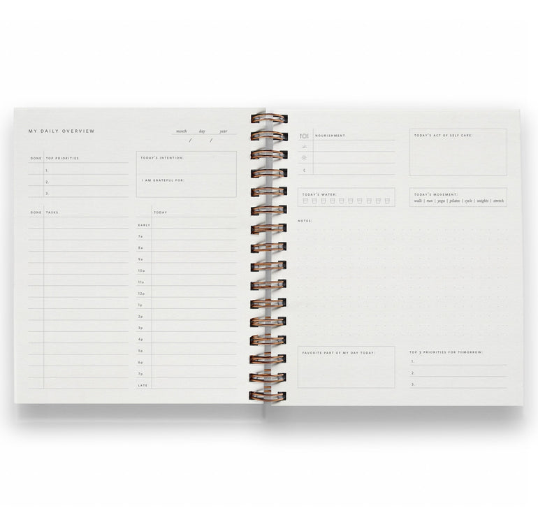 Sample Sale - Daily Overview Planner in Light Sage - Ramona & Ruth 