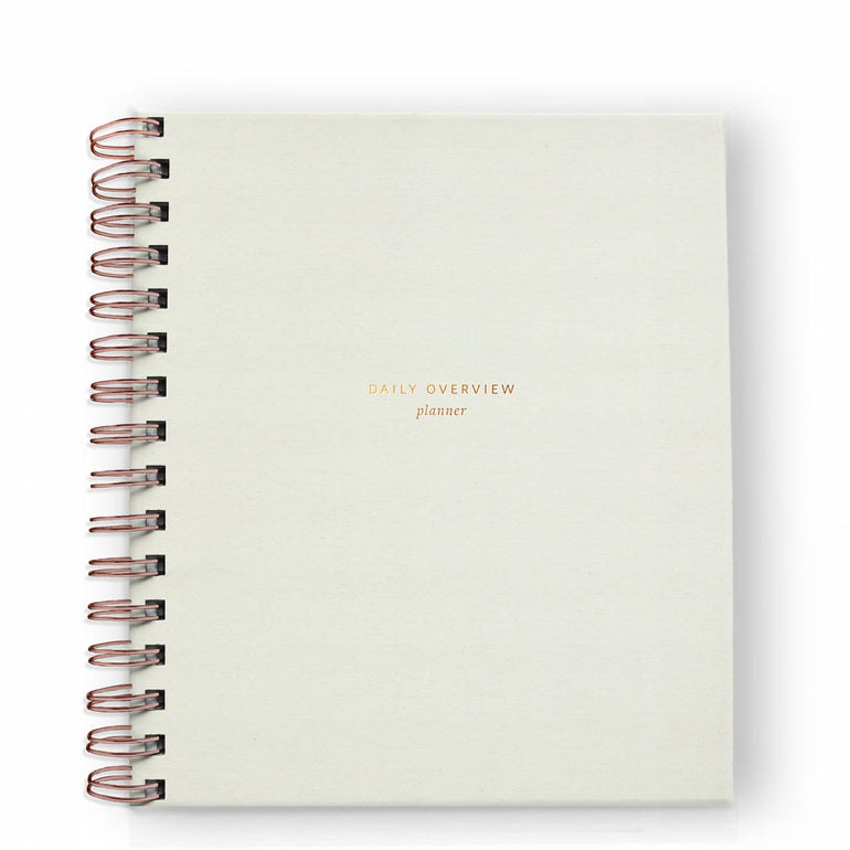 Sample Sale - Daily Overview Planner - Ramona & Ruth Chalk White 