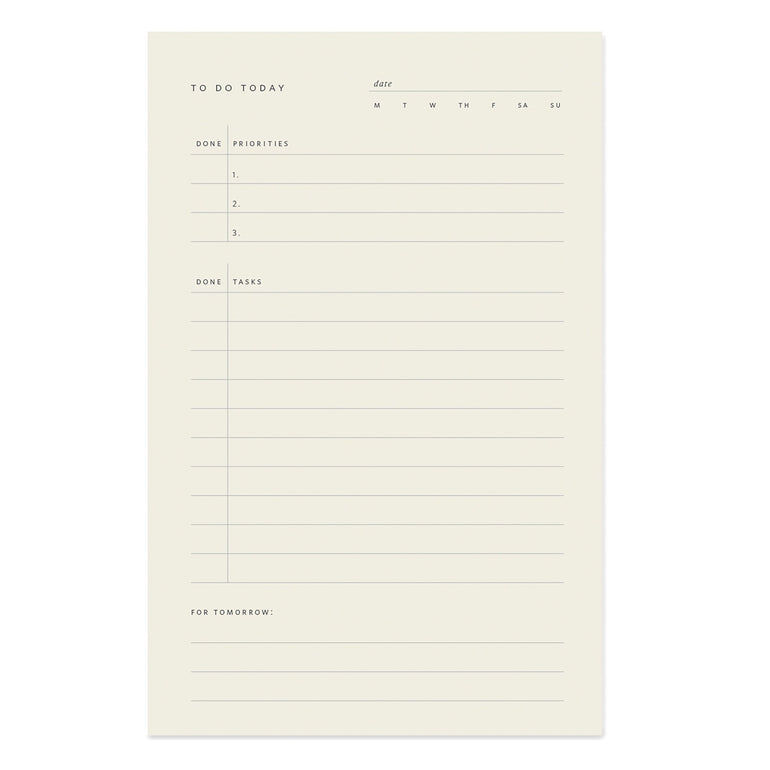 Sample Sale - To Do Today Notepad - Ramona & Ruth 