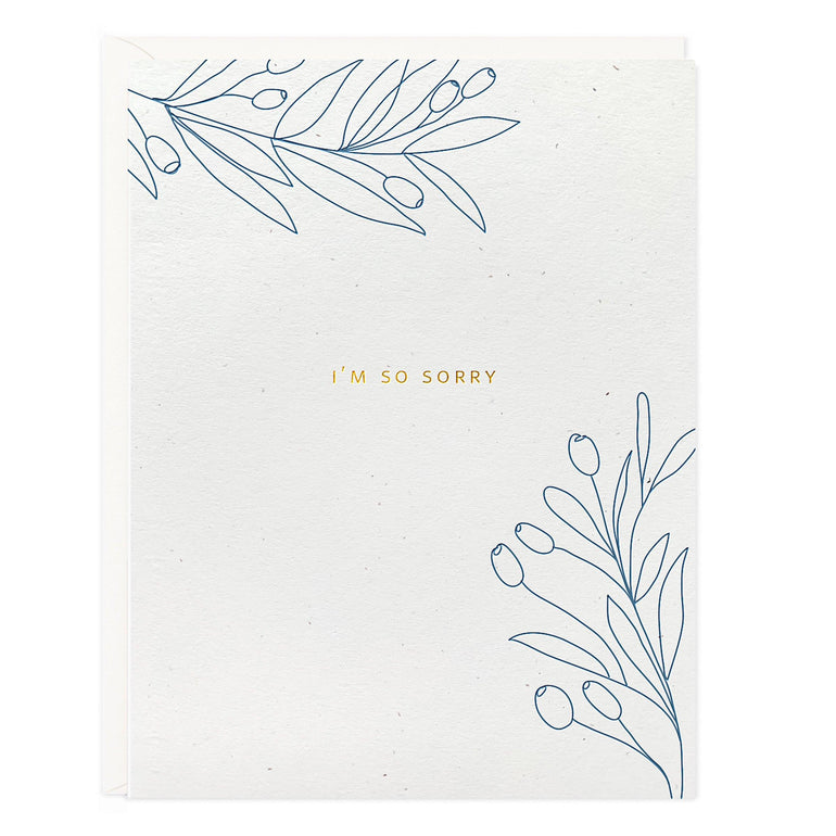 So Sorry Botanical Card - Ramona & Ruth