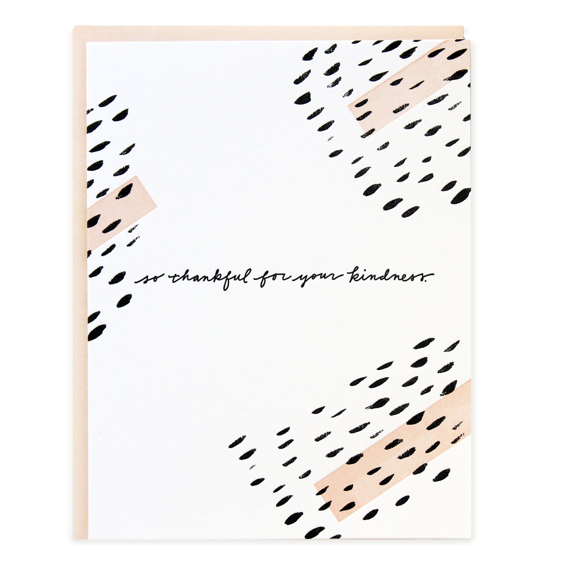 So Thankful Kindness Brush Card - Ramona & Ruth