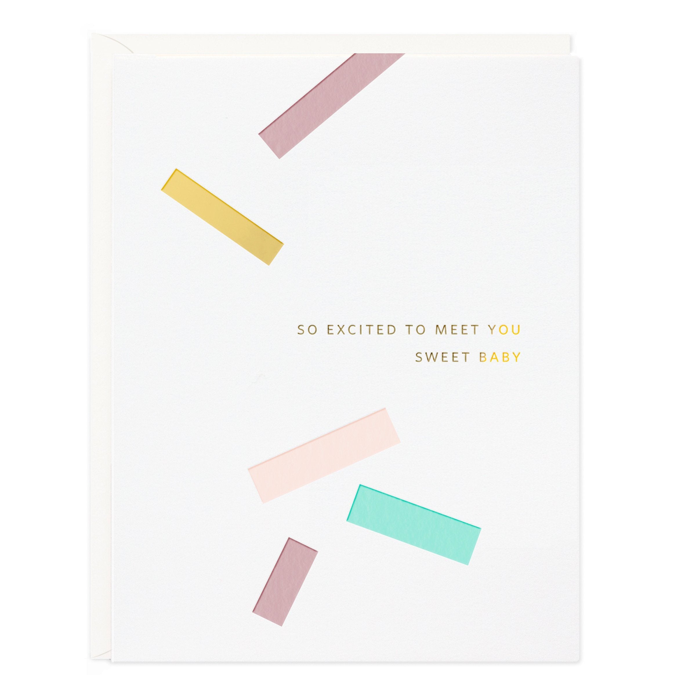 Sweet Baby Confetti Card - Ramona & Ruth