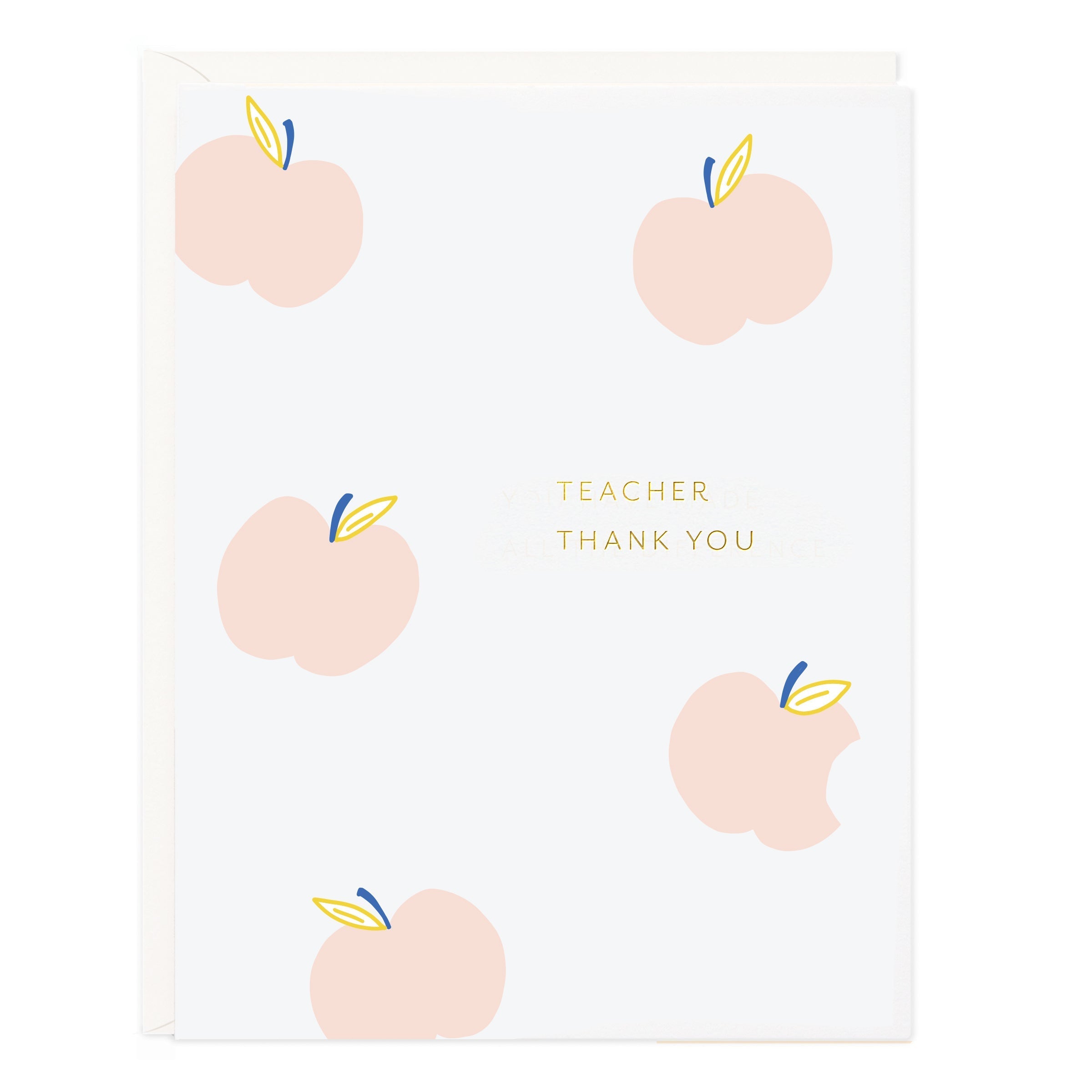 Teacher Apples Card - Ramona & Ruth 