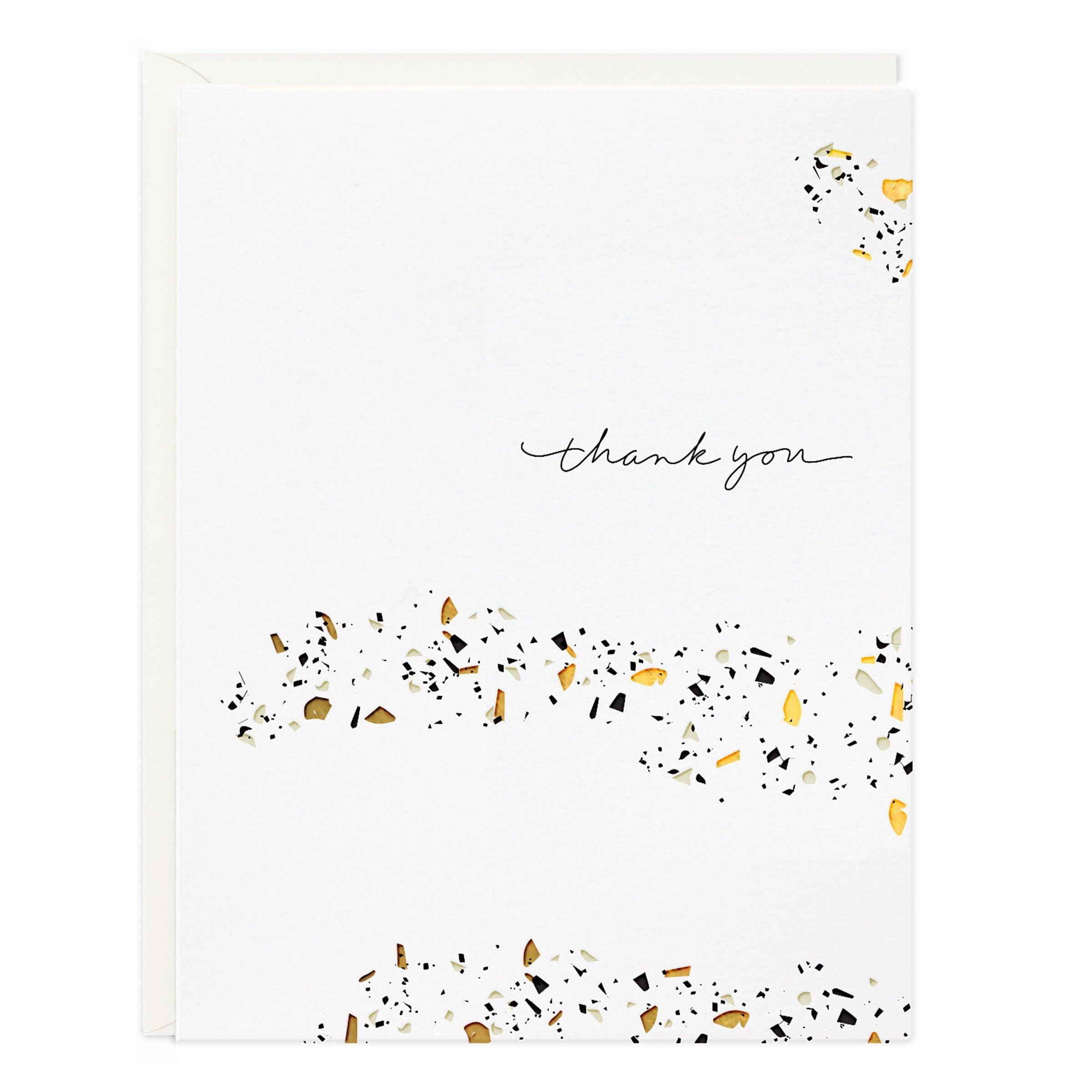 Thank You Confetti Card - Ramona & Ruth