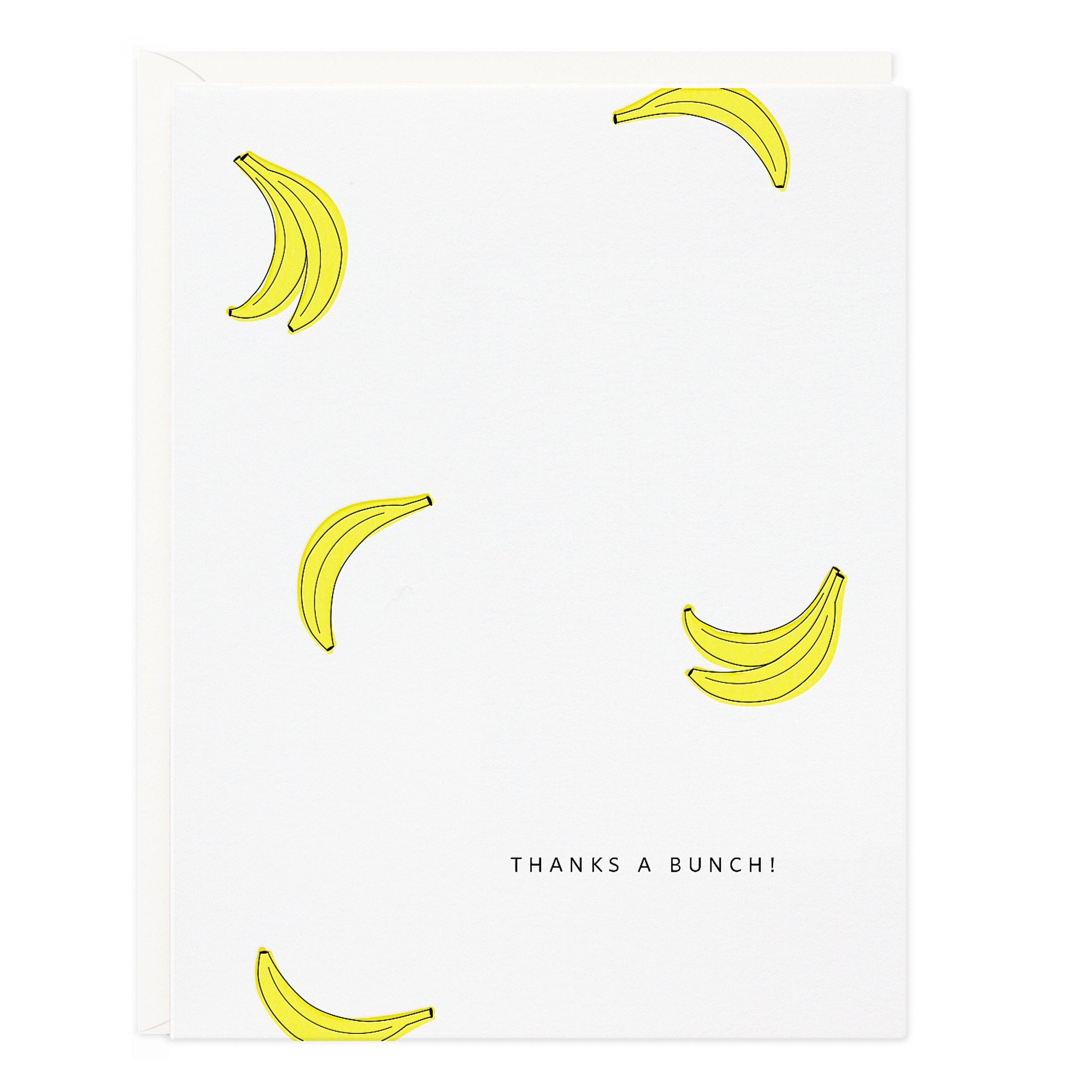 Thanks a Bunch Bananas Card - Ramona & Ruth