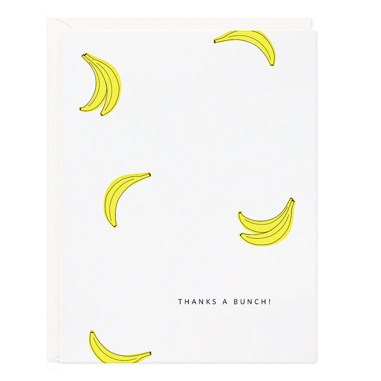 Thanks a Bunch Bananas Card - Ramona & Ruth