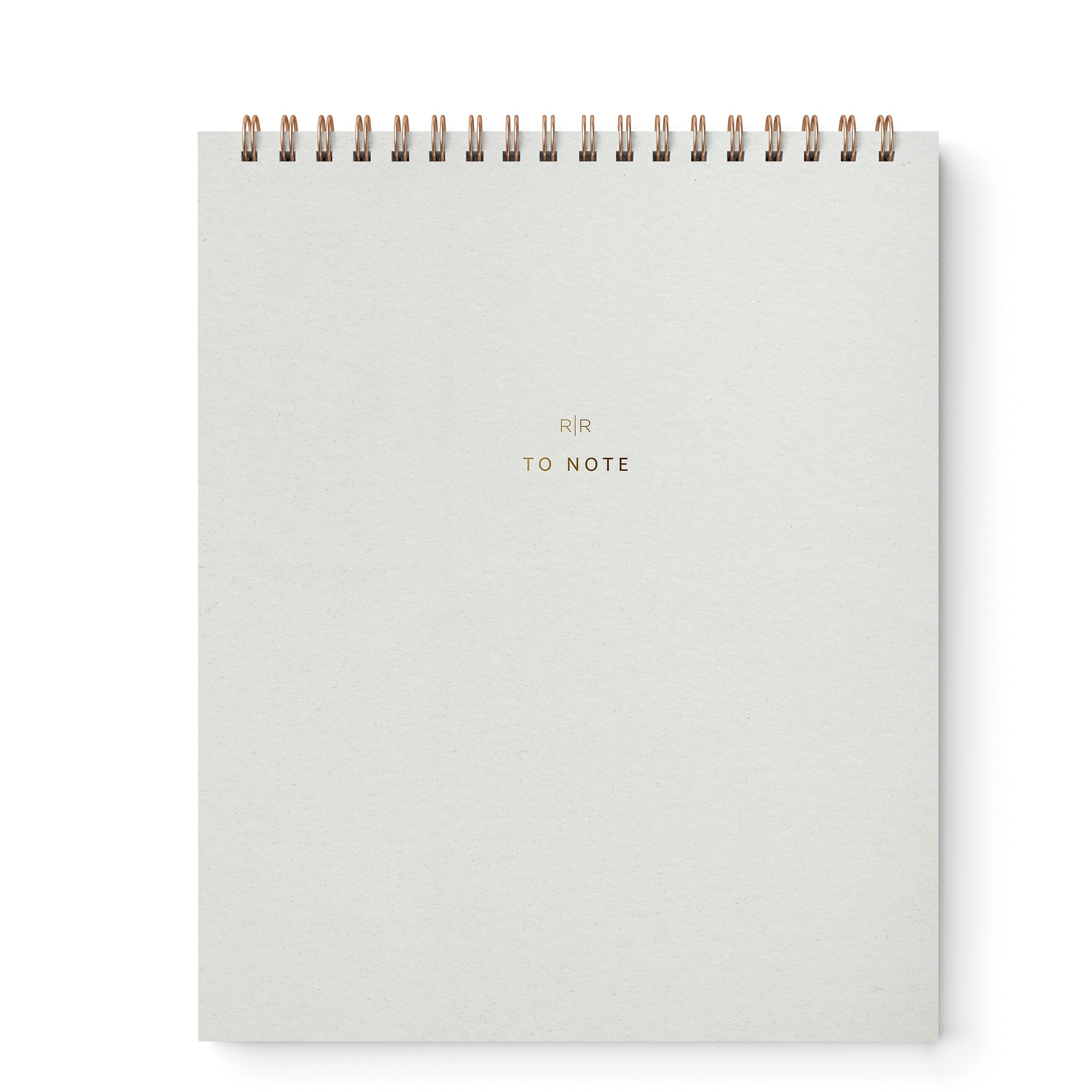To Note Lined Notebook - Ramona & Ruth Chalk White 