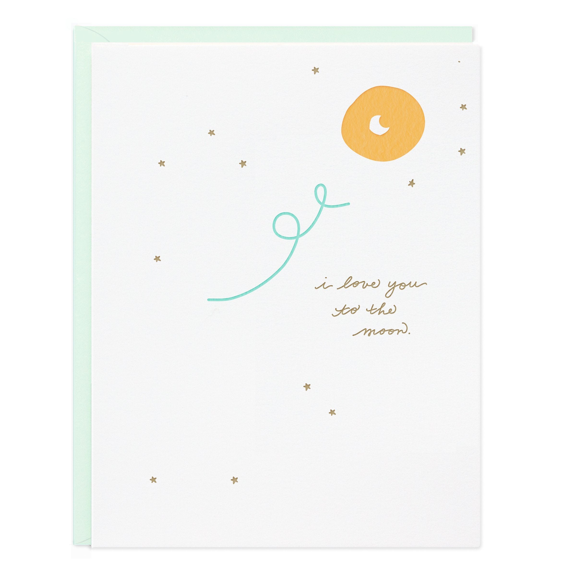 To The Moon Card - Ramona & Ruth