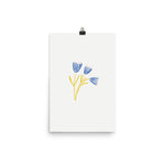 Windy Florals - Ramona & Ruth 12″×18″ 