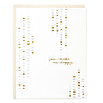 You Make Me Happy Card - Ramona & Ruth