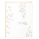 You Make Me Happy Card - Ramona & Ruth